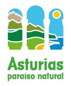 Logo de Asturias paraíso natural en color